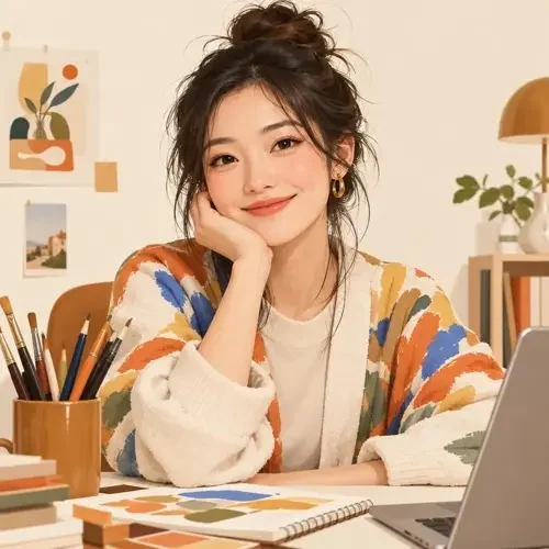 黄果网址主创 阿软 美术指导 头像